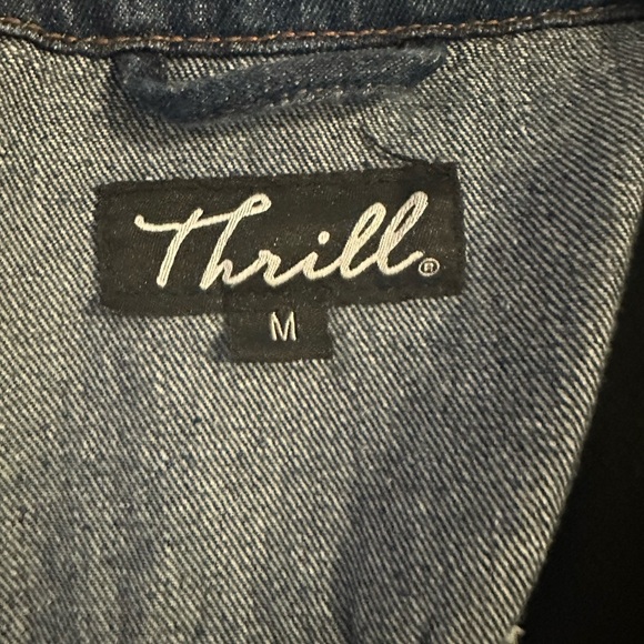 Thrill Dark Wash Denim Jacket - Picture 7 of 7